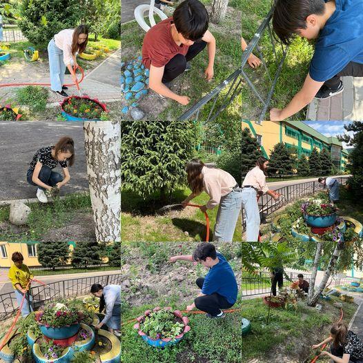 🇰🇿ЖАЗҒЫ ЕҢБЕК ЛАГЕРЬ 🇰🇿 10”А” сынып оқушылары  ✅Сынып жетекшісі:Абдельдаева Э.Т 🌎ҚОРШАҒАН ОРТАҒА ЖАНАШЫРЛЫҚТЫ ӨЗІМІЗДЕН БАСТАЙЫҚ!